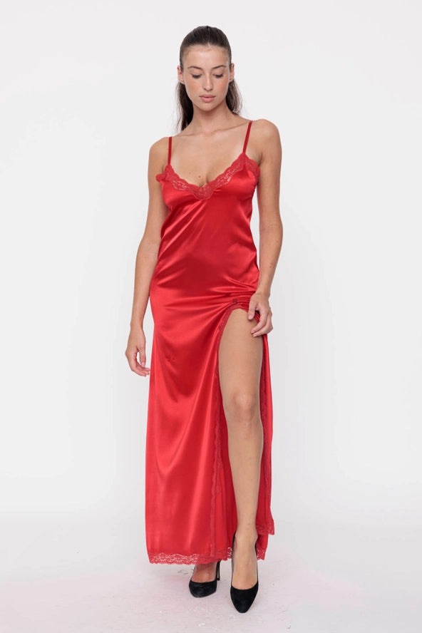 Robe de soirée longue fendue Passion
